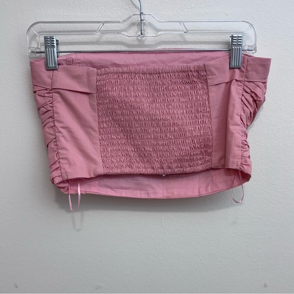 Abercrombie & Fitch ruched pink top NWT! Small - Picture 3 of 4